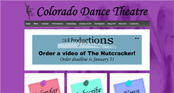 Desktop Screenshot of coloradodancetheatre.org